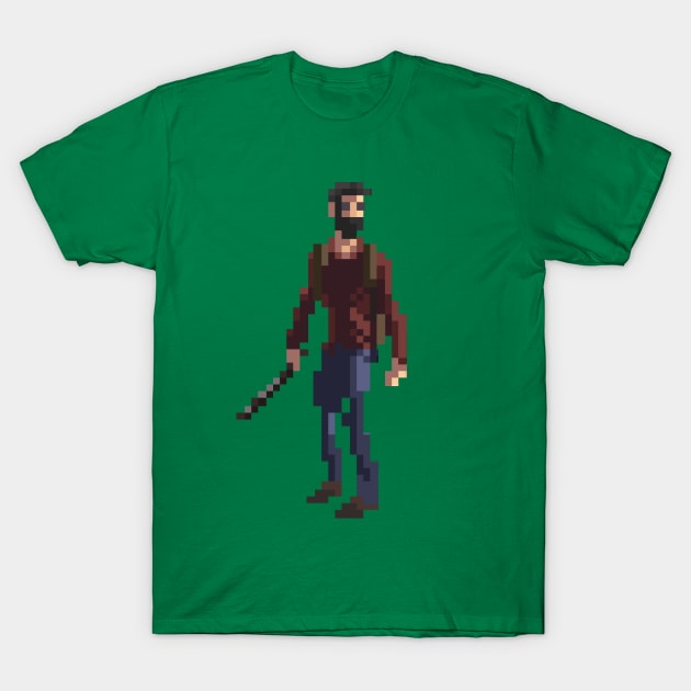 Joel The Last Of us Pixel art T-Shirt by Ediarts